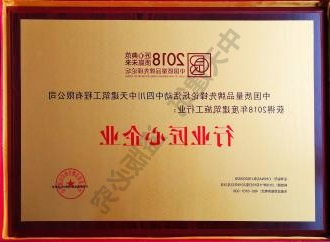 2018年度行业匠心企业