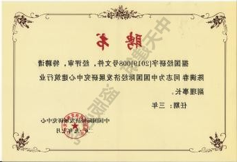 陈满春董事长被聘请为中国国际经济发展研究中心建筑行业副理事长